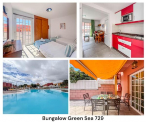 Bungalow con Terraza y Piscina